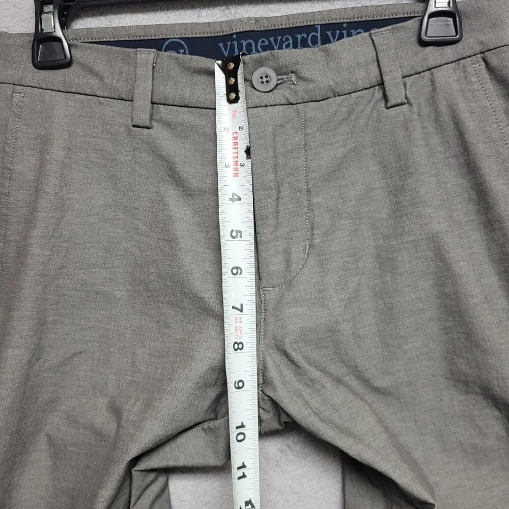 Vineyard Vines On The Go Pant Mens 28x29 Gray OTG Performance Stretch Casual